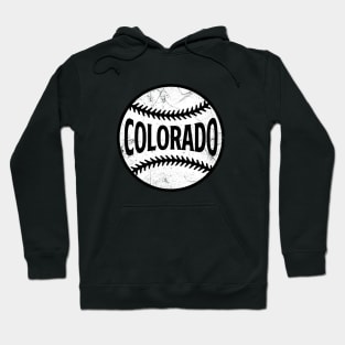 Colorado Retro Baseball - Purple Hoodie